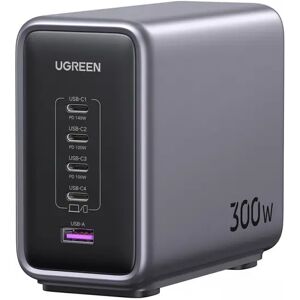 Ugreen 300w Desktop Charger 5-Port (1xusb-A + 4xusb-C) - Multiladdare