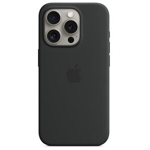 Apple iPhone 15 Pro Silicone Case with MagSafe - Black