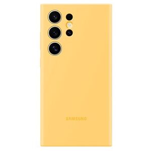 Samsung S24 Ultra Silicone Case Yellow