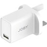 Joby 12 W USB-A väggladdare (2,4 A), typ G-uttag, väggladdare, USB-laddare