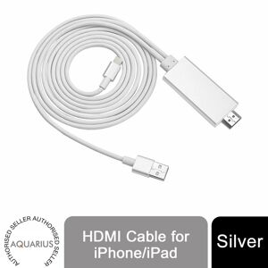 Aquarius HDMI Cable for iPhone/iPad Silver