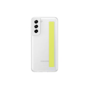 Samsung Galaxy S21 FE Clear Cover with Strap in White