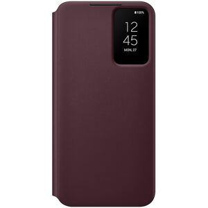 Samsung Galaxy S22+ Smart Clear View Cover in Burgundy (EF-ZS906CEEGEW)