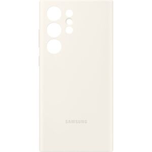 Samsung Silicone Case for Galaxy S23 Ultra in Cream (EF-PS918TUEGWW)