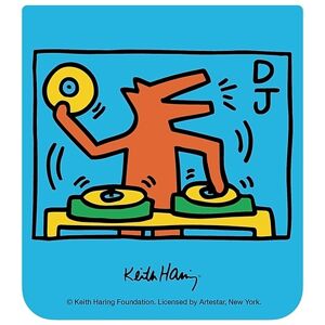 Samsung Keith Harring 'Music' contents card for Z Flip5 FlipSuit Case in Blue (GP-TOF731SBCCW)