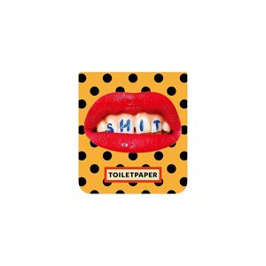 Samsung TOILETPAPER 'Lips' contents card for Z Flip5 FlipSuit Case in Yellow (GP-TOF731SBEBW)