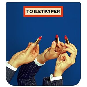 Samsung TOILETPAPER 'Lipstick' contents card for Z Flip5 FlipSuit Case in Navy (GP-TOF731SBEPW)