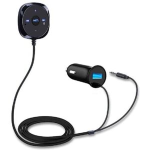 HOD Health&Home Bc20 Car Bluetooth Handsfree Kit Fm Transmitter Charger Black