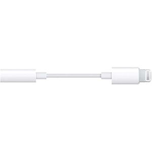 Tec-Digi Compatible With iPhone to 3.5 mm Headphone Jack Adapter Compatible with all iPhones including 8/8 Plus/X/Xr/Xs/7/7 Plus,Support iOS 11,10.3 and More – White