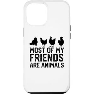 chicken lover chiken smile happy chiken iPhone 14 Pro Max Most Of My Friends Are Animals chickens Case