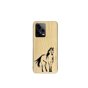 Enowood Xiaomi Redmi Note Handmade Wooden Phone Case - Horse - Redmi Note 10S - Charm
