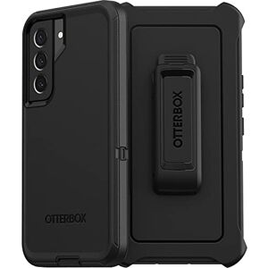 OtterBox Defender Case for Samsung Galaxy S22, Shockproof, Drop Proof, Ultra-Rugged, Protective Case, 4x Tested to Military Standard, Black, No Retail Packaging