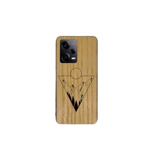 Enowood Xiaomi Redmi Note Handmade Phone Wood Case - Landscape3 - Redmi Note 6 Pro - Ash
