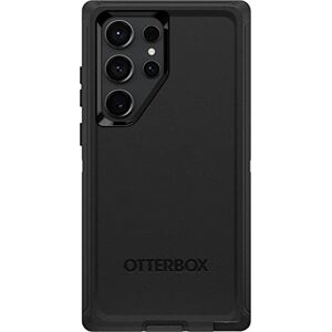 OtterBox Defender Case for Samsung Galaxy S23 Ultra, Shockproof, Drop Proof, Ultra-Rugged, Protective Case, 4x Tested to Military Standard, Black, Non-Retail Packaging