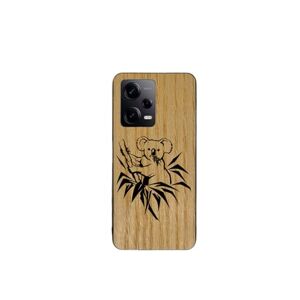Enowood Xiaomi Redmi Note Handmade Wooden Phone Case - Koala - Redmi Note 9S Pro - Ash