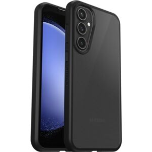 OtterBox Sleek Series Case for Samsung Galaxy S23 FE, Shockproof, Drop proof, Ultra-Slim, Protective Thin Case, Tested to Military Standard, Clear/Black, Non-Retail Packaging