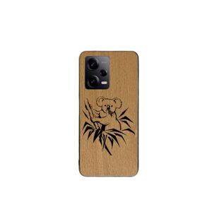 Enowood Handmade Xiaomi Redmi Note Phone Wood Case - Koala - Redmi Note 10 Pro - Beech