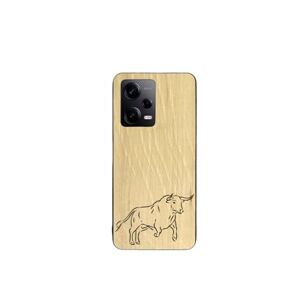 Enowood Xiaomi Redmi Note Handmade Wooden Phone Case - Taurus - Redmi Note 10S - Charm