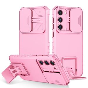 SHAMMA for Galaxy S23 FE S711 S711B/DS Case Compatible with Samsung Galaxy S23 FE Phone Case Cover [PC backptare + TPU soft shell+Ring stand] LTW-GZ Pink