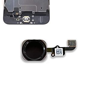TechZone Black Replacement Home Button Flex for Apple iPhone 6s 4.7" & iPhone 6s 5.5" Plus A1633 A1688 A1691 A1700 6s Plus A1634 A1687 A1690 A1699