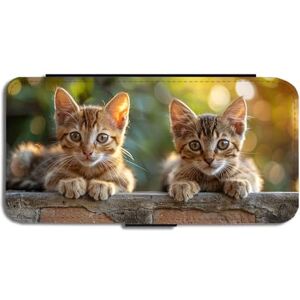 Giftoyo Sweet Kittens Flip Wallet Case for Samsung Galaxy Note20