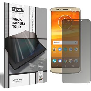 dipos I Privacy Filter compatible with Motorola Moto E5 Plus Screen Protector Anti-Spy 4-Way Protection