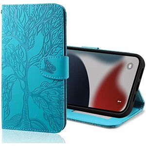 Nokverzy Wallet Case for Samsung Galaxy S20 FE 4G Phone Case,Tree of life Texture PU Leather Wallet Magnetic Flip Cover with Card Holder,Phone Case for Samsung Galaxy S20 FE 4G Phone Case,Blue