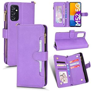 Hülle&#174; Flip Wallet Case Compatible for Samsung Galaxy M52 5G(Pattern 4)