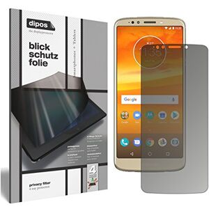 dipos I Privacy Filter compatible with Motorola Moto E5 Screen Protector Anti-Spy 4-Way Protection
