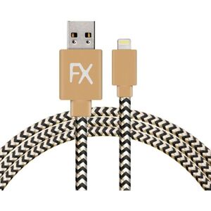 Aquarius 3m Phone Lightning Nylon Usb Wire Braided Cable, Tiger - Yellow - One Size