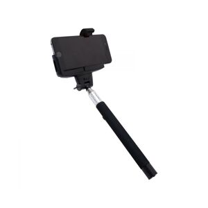 Aquarius Bluetooth Built-In Remote Camera Controls Expandable Selfie Stick - Black - One Size