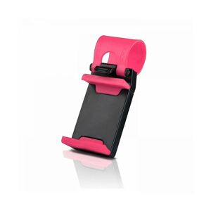 Aquarius Car Steering Wheel Mobile Phone Holder For All Mobiles Pink - One Size