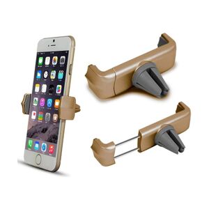 Aquarius Anti-Slip Design Universal Car Vent Holder For Mobiles - Gold - One Size