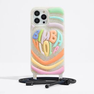 BIMBA Y LOLA Multicolor iPhone 13 Pro Max silicone case PASTEL PINK UN adult