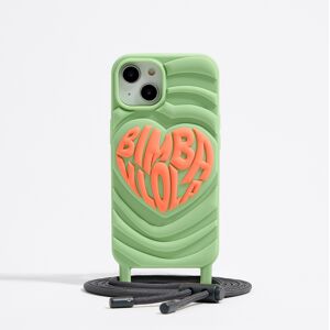 BIMBA Y LOLA Green iPhone 14 silicone case PASTEL GREEN UN adult