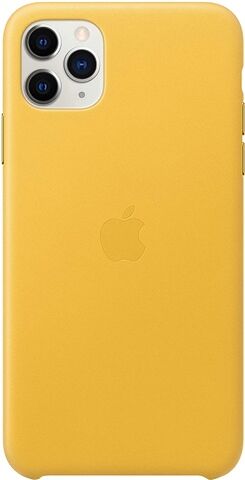 Refurbished: Apple iPhone 11 Pro Max Leather Case - Meyer Lemon