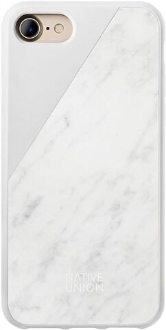 Refurbished: Native Union CLIC Marble Case Iphone 7- White Marble