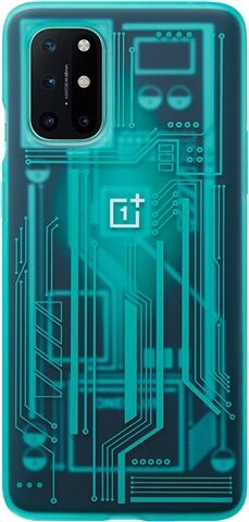 Refurbished: OnePlus 8T Quantum Bumper Case - Quantum Cyborg Cyan