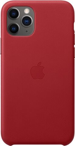 Refurbished: Apple iPhone 11 Pro Leather Case - Product Red
