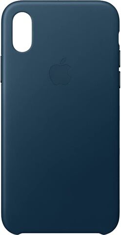 Refurbished: Apple iPhone X Leather Case - Cosmos Blue