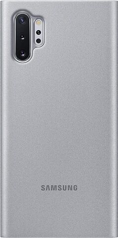 Refurbished: Samsung Galaxy Note 10 Plus Clear View Cover Case - Silver