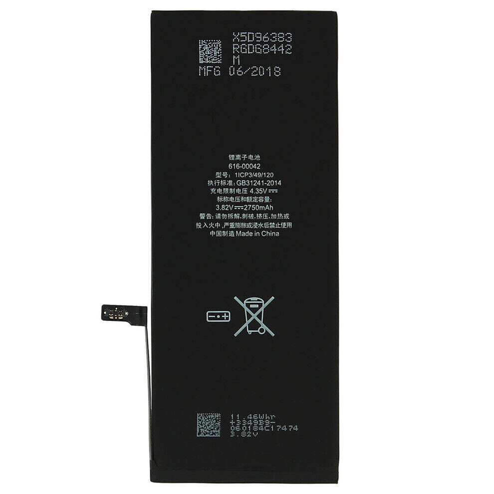 Clappio Battery for Apple iPhone 6S Plus APN 616-00249  2750 mAh Replacement Battery