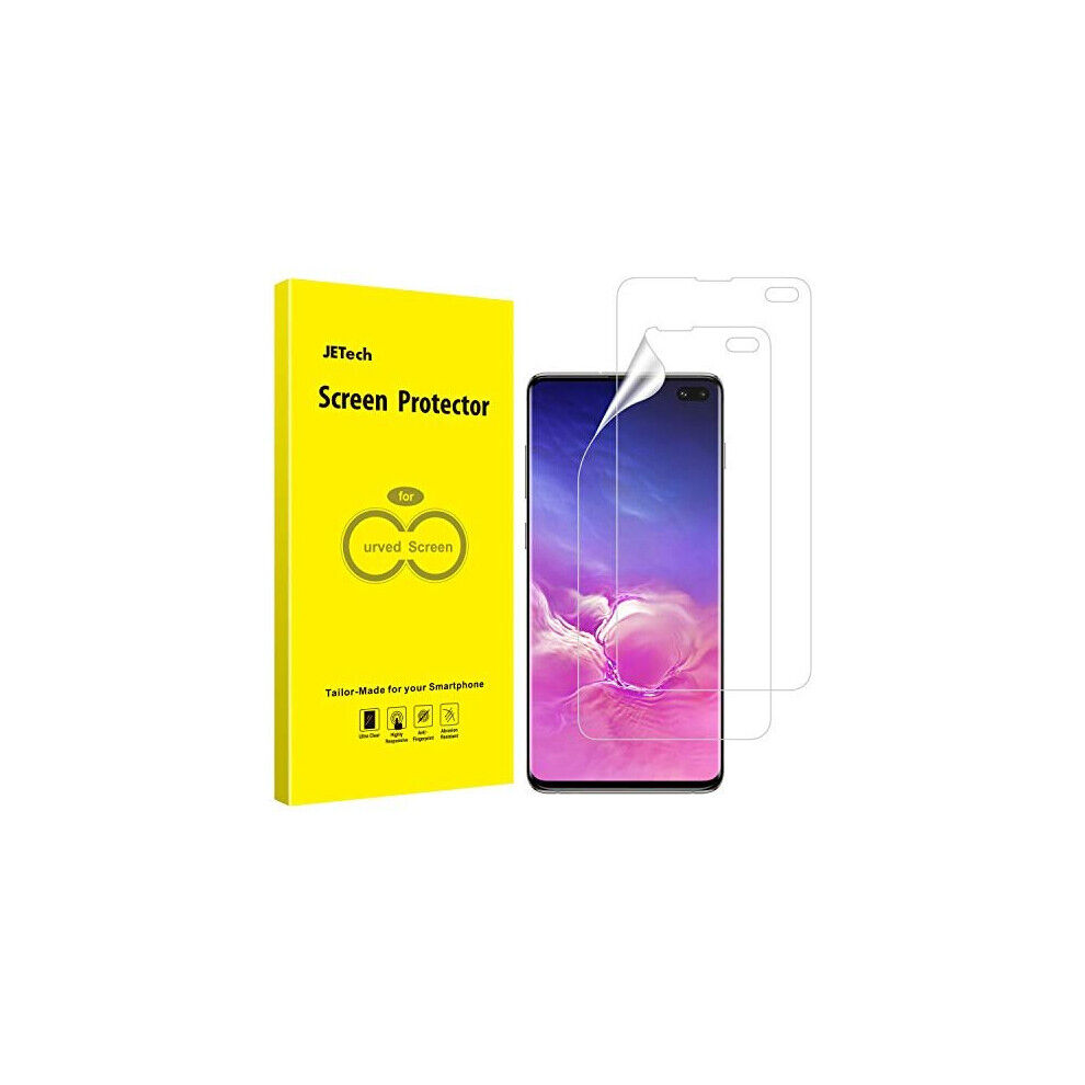 JETech Screen Protector for Samsung Galaxy S10 Plus S10+, TPU Ultra HD Film, Cas