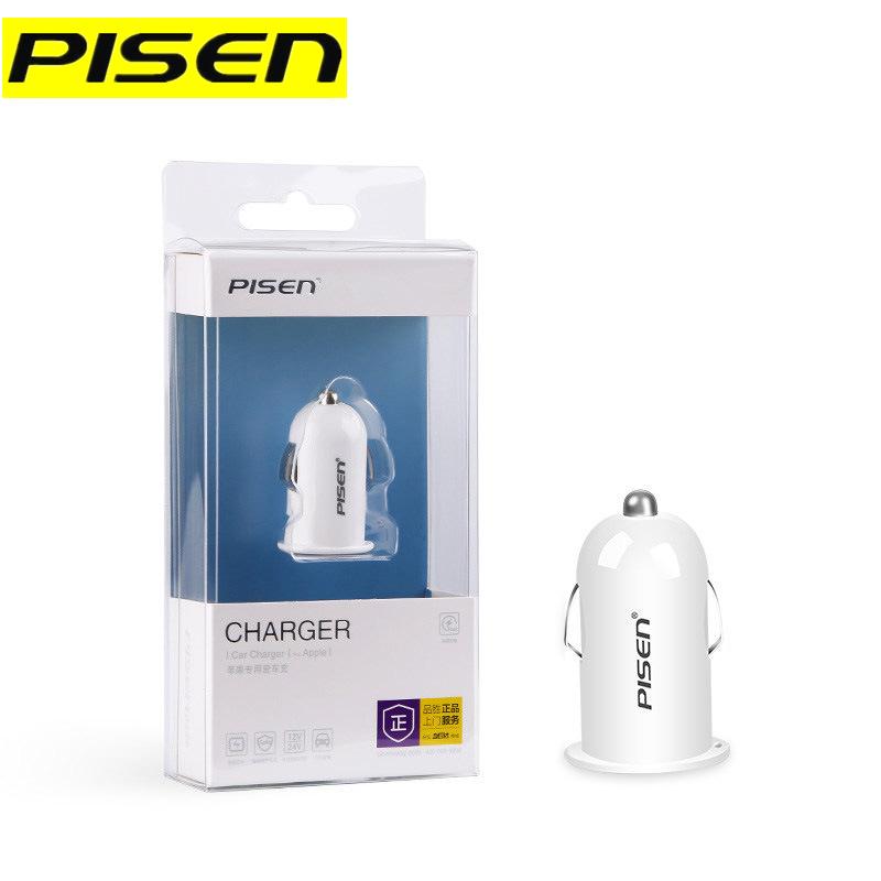 PISEN Car Charger for IPhone7 6 5s Mobile Phone Smart Car Car Charger USB Smartphone Accessories Car Chargers