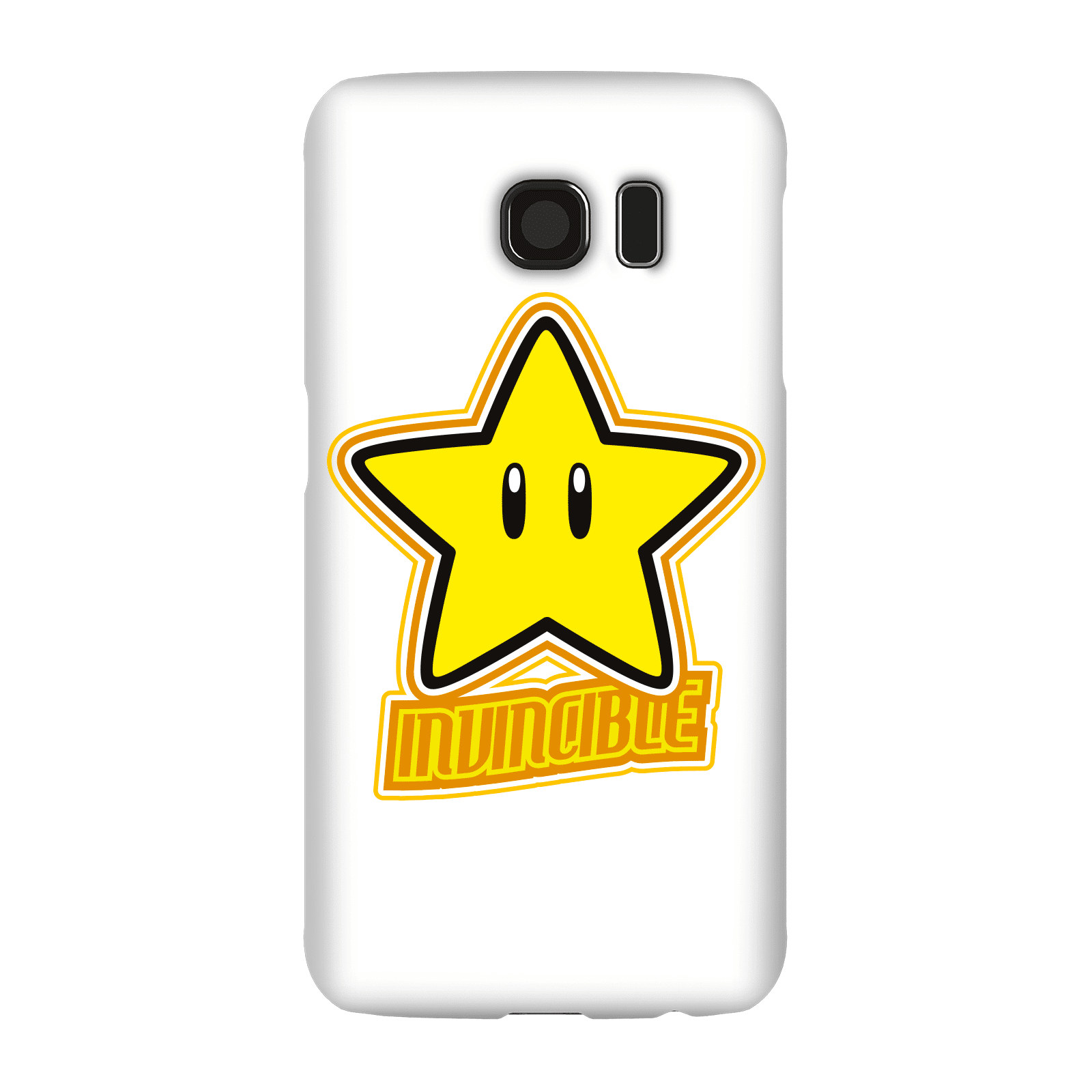 Nintendo Super Mario Invincible Phone Case - Samsung S6 - Snap Case - Matte