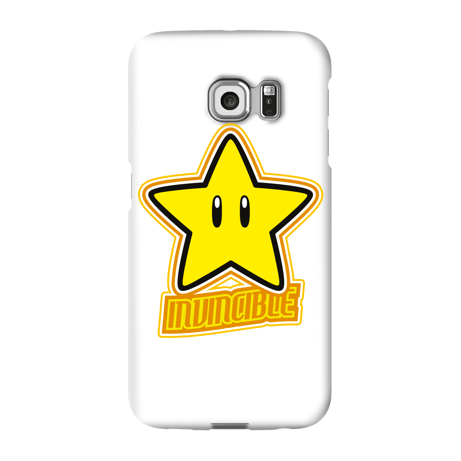 Nintendo Super Mario Invincible Phone Case - Samsung S6 Edge - Snap Case - Gloss