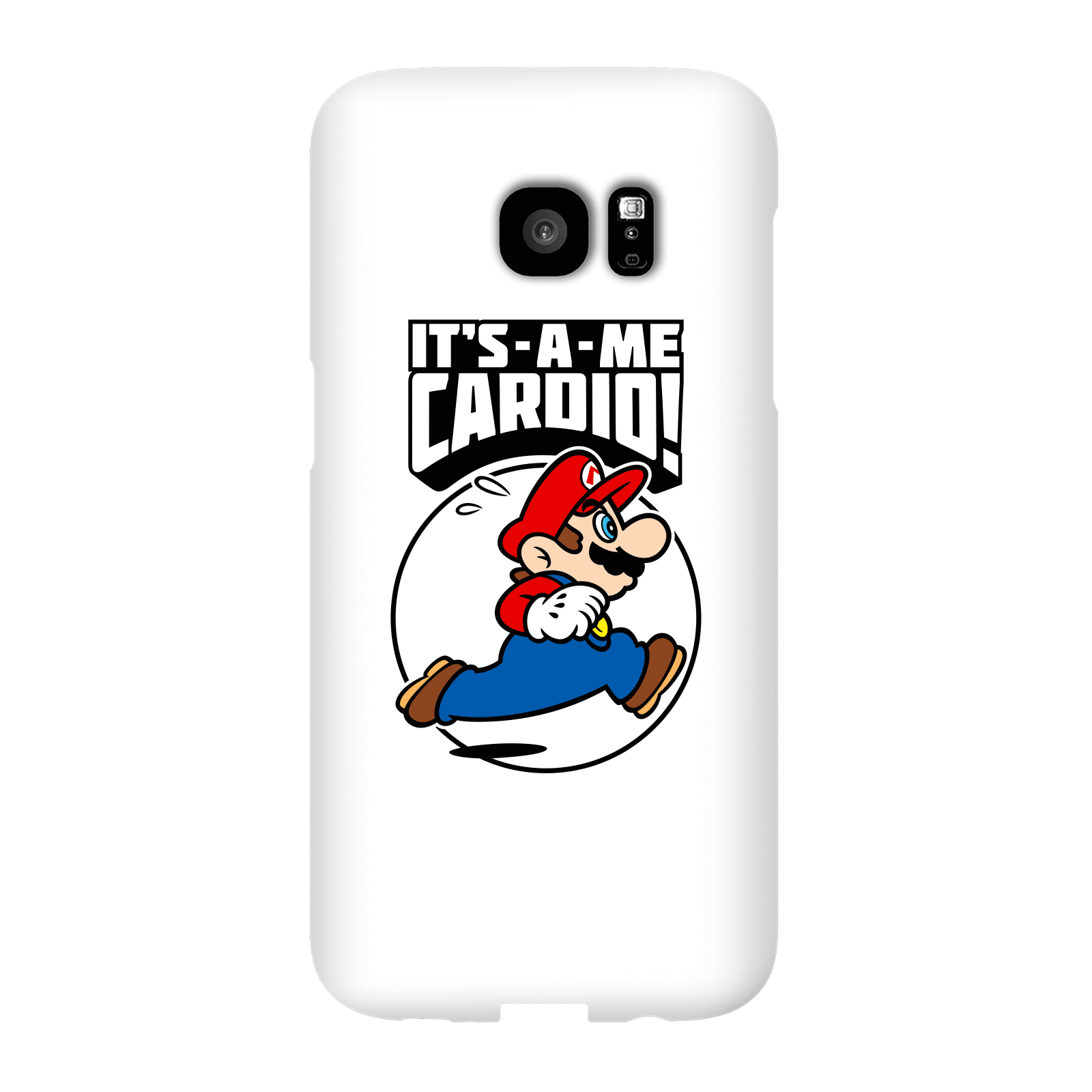 Nintendo Super Mario Cardio Phone Case - Samsung S7 Edge - Snap Case - Matte