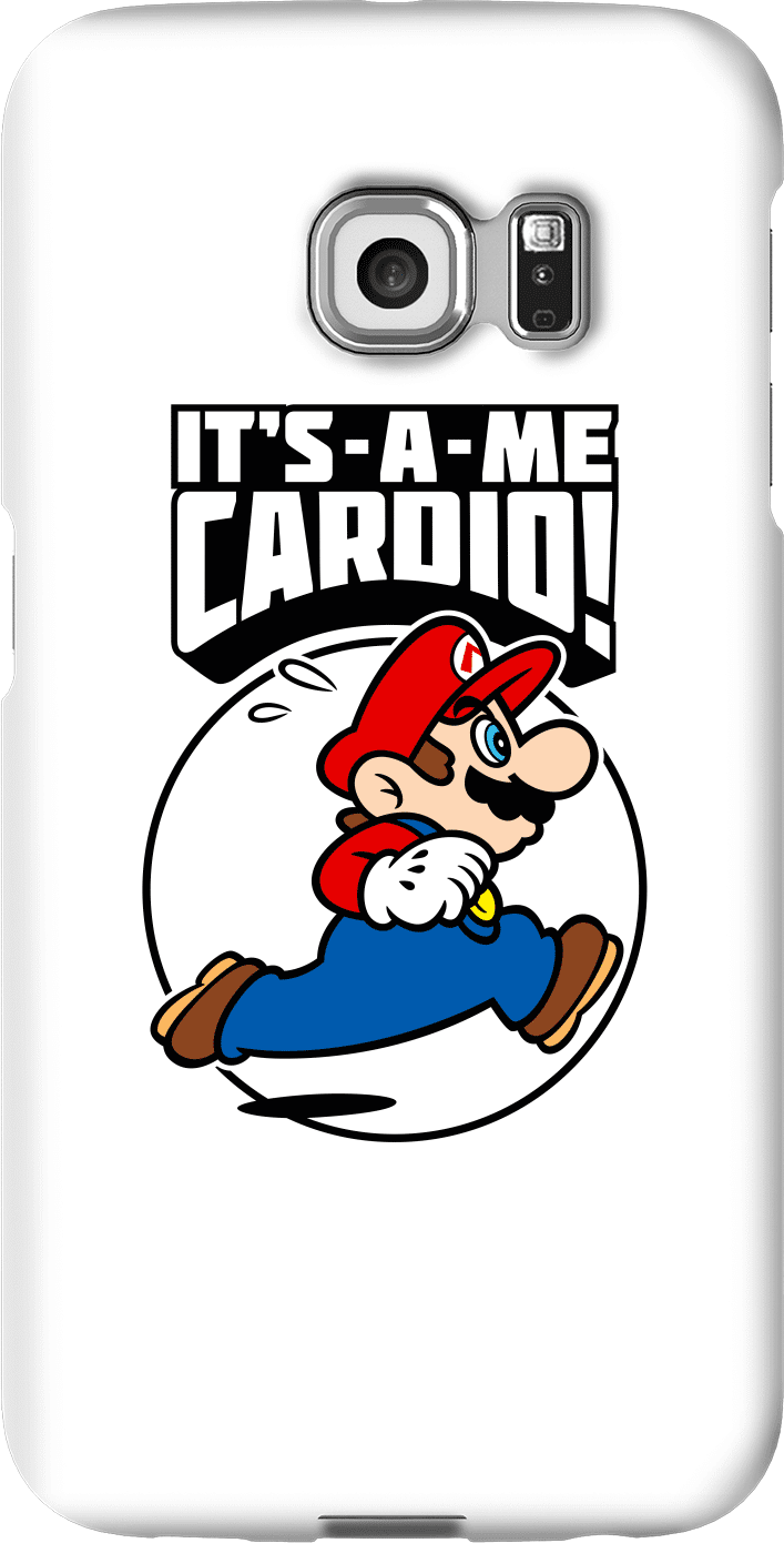 Nintendo Super Mario Cardio Phone Case - Samsung S6 Edge - Snap Case - Gloss