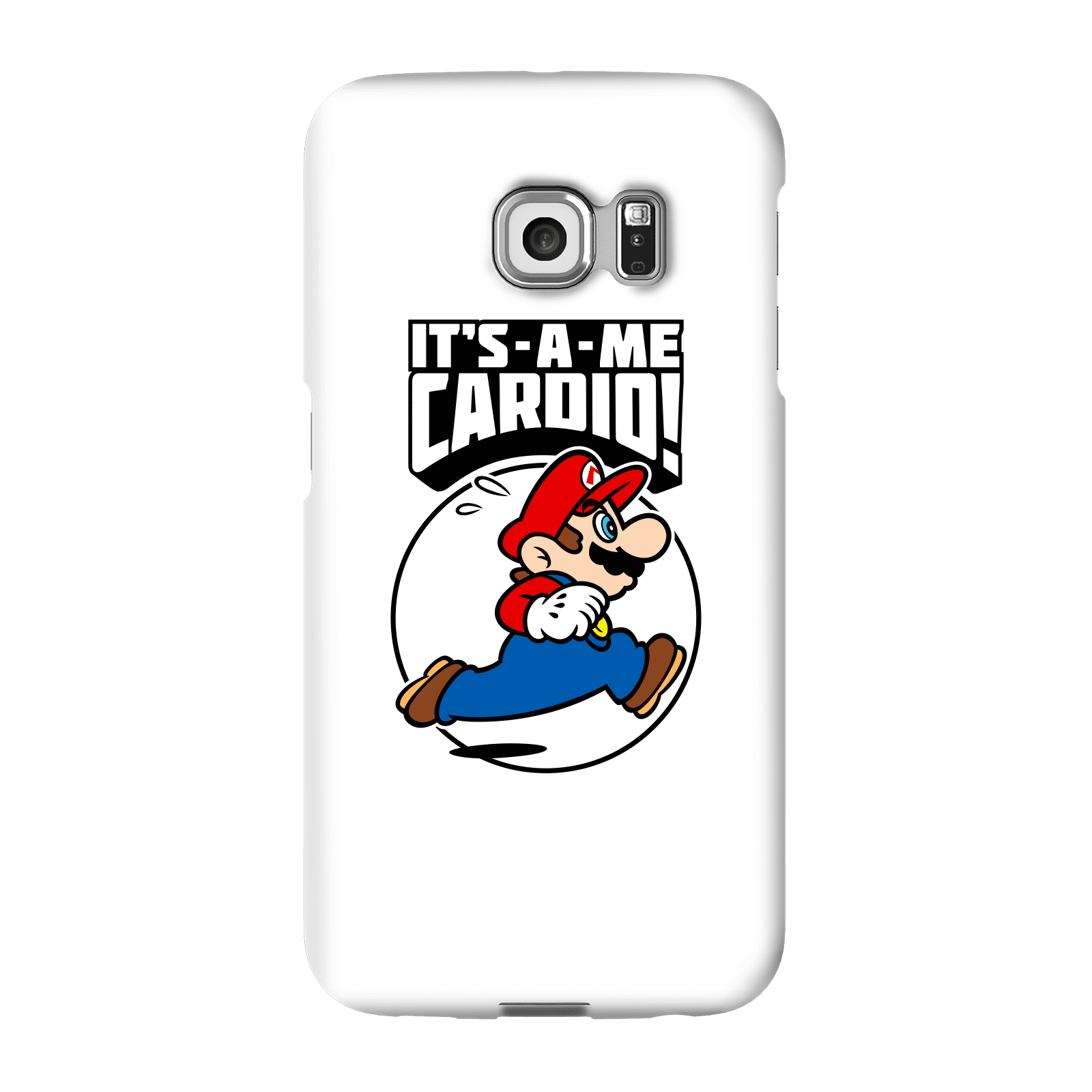 Nintendo Super Mario Cardio Phone Case - Samsung S6 Edge Plus - Snap Case - Gloss
