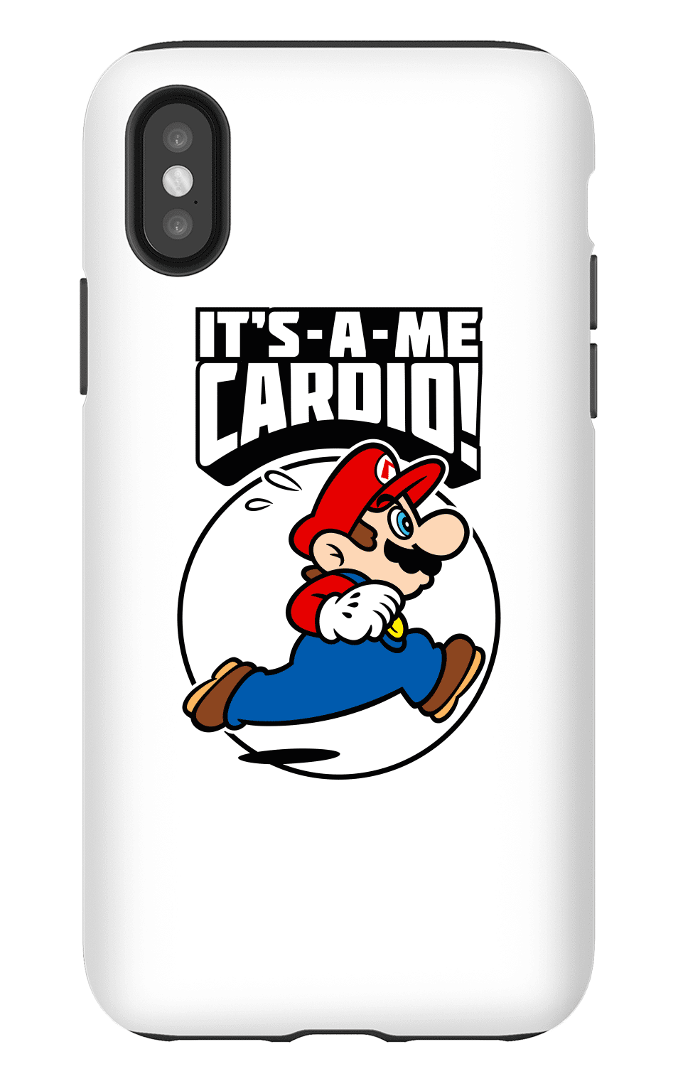 Nintendo Super Mario Cardio Phone Case - iPhone X - Tough Case - Gloss